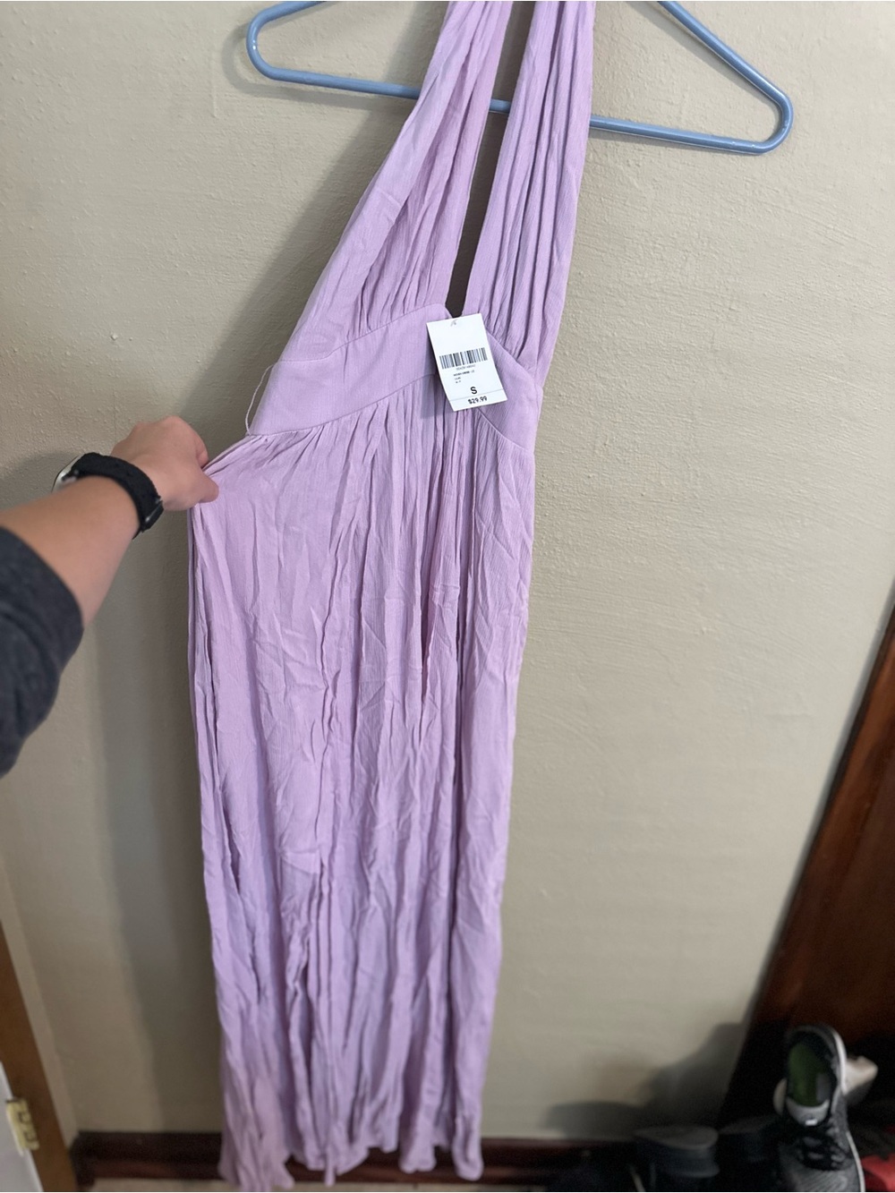 Forever 21 Lilac Halter Maxi Dress